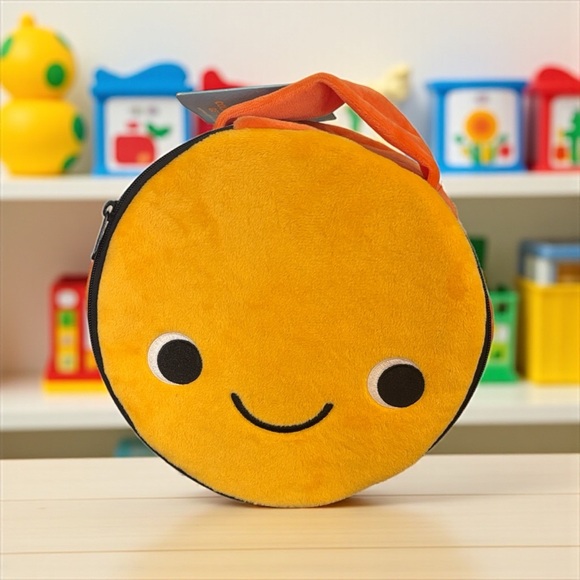 Hallmark Happy Go Lucky Round Zip Around Toy Case - Picture 1 of 3